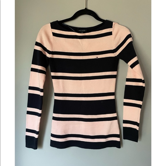 NWT Tommy Hilfiger Striped Rib Knit Sweater (XS) - Picture 7 of 10